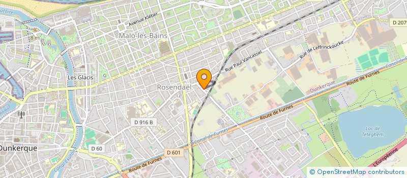 localisation de l'entreprise LA COQUELLOISE à DUNKERQUE