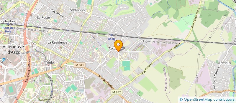 localisation de l'entreprise LA COQUELLOISE à VILLENEUVE-D'ASCQ