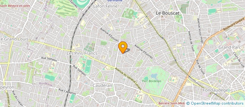 localisation de l'entreprise LA COQUETTE  BORDEAUX