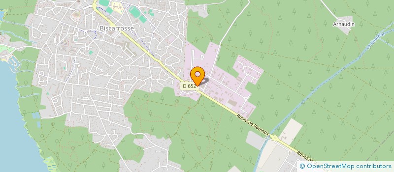 localisation de l'entreprise LA COQUILLE  BISCARROSSE