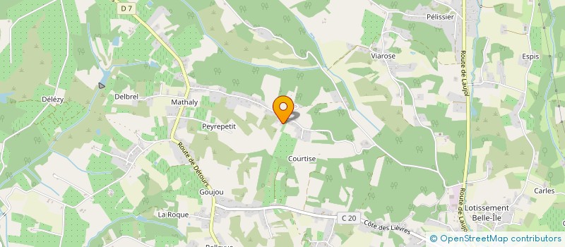 localisation de l'entreprise LA COQUILLE MOISSAC  MOISSAC