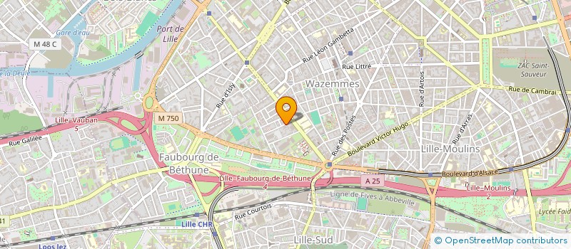 localisation de l'entreprise LA COQUILLES à LILLE