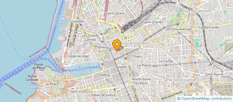 localisation de l'entreprise LA COQUINE à MARSEILLE