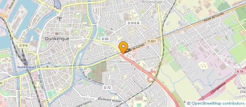 localisation de l'entreprise LA CORBEILLE A PAIN  COUDEKERQUE-BRANCHE