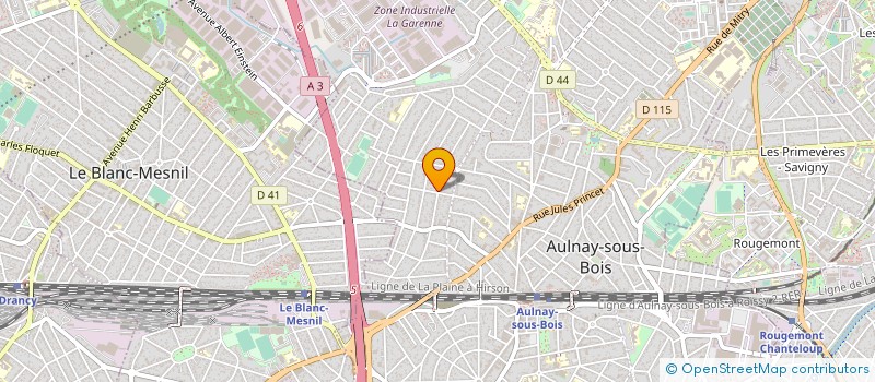 localisation de l'entreprise LA CORBEILLE D'AULNAY à AULNAY-SOUS-BOIS