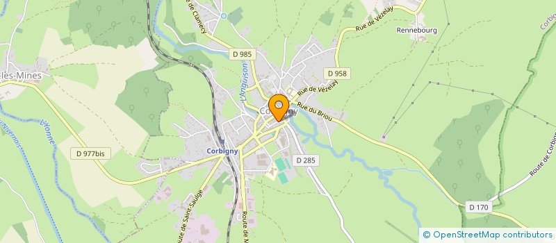 localisation de l'entreprise LA CORBIGEOISE à CORBIGNY