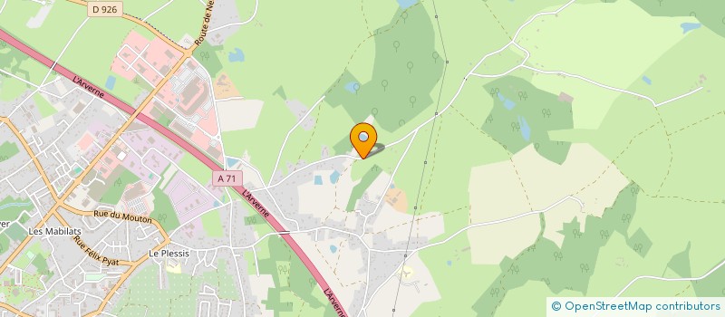 localisation de l'entreprise LA CORBINERIE  VIERZON