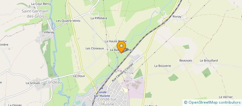 localisation de l'entreprise LA CORBIONNE à SABLONS-SUR-HUISNE