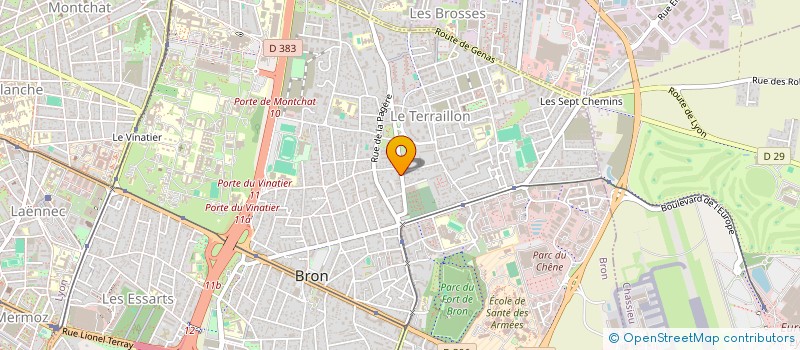 localisation de l'entreprise LA CORDE A COTE  BRON