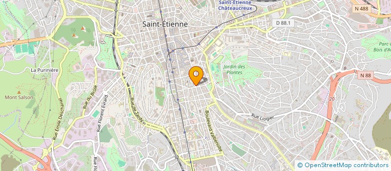 localisation de l'entreprise LA CORDE AU COU à SAINT-ETIENNE