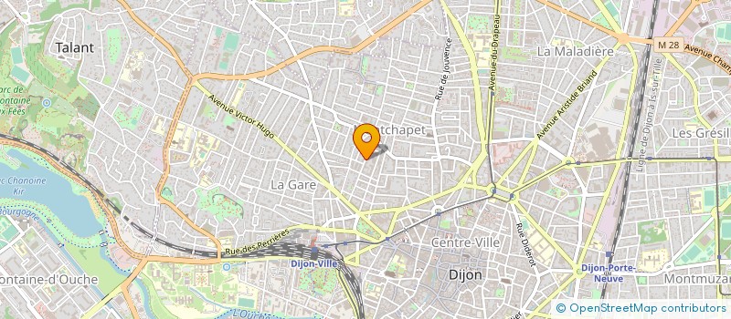 localisation de l'entreprise LA CORDE BLANCHE  DIJON