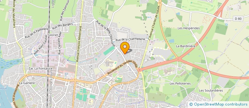 localisation de l'entreprise LA CORDE SABLAISE à LES SABLES D'OLONNE