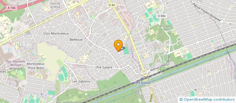 localisation de l'entreprise LA CORDE URBAINE à VILLEPINTE