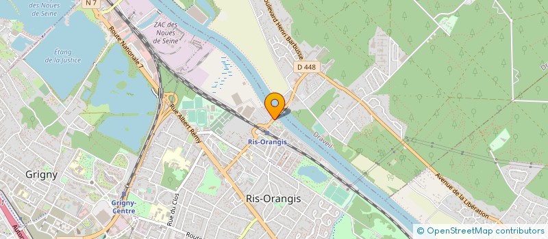 localisation de l'entreprise LA CORDE VERTE à RIS-ORANGIS