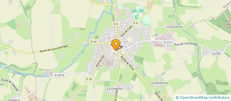 localisation de l'entreprise LA CORDEE  LES MONTS D'AUNAY