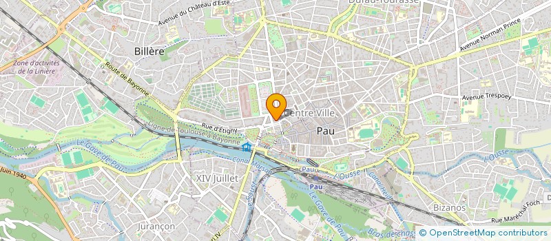 localisation de l'entreprise LA CORDEE à PAU
