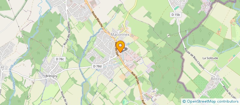 localisation de l'entreprise LA CORDEE DES TINES  ORNEX