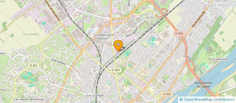 localisation de l'entreprise LA CORDEE DU VAL DE LOIRE à BLOIS