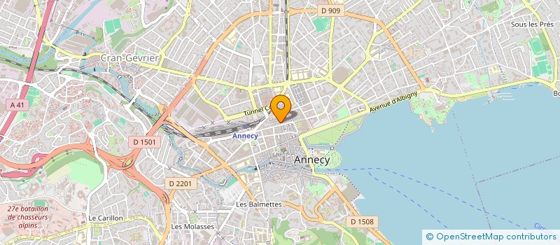 localisation de l'entreprise LA CORDEE RESPONSABLE à ANNECY