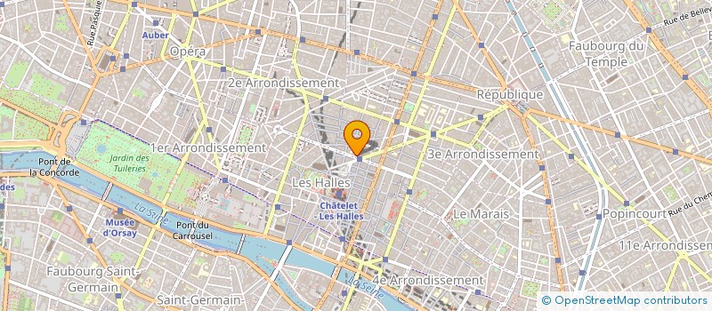 localisation de l'entreprise LA CORDERIE FRANCAISE  PARIS