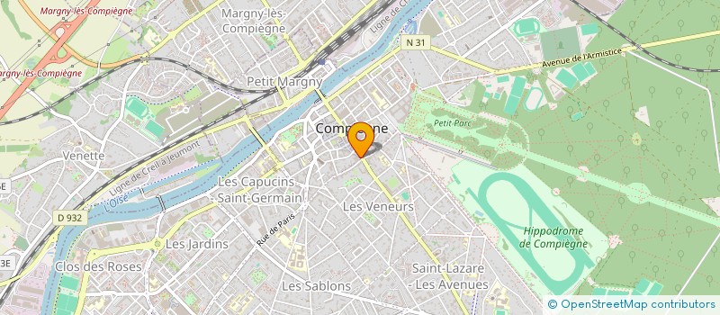 localisation de l'entreprise LA CORDONNERIE  COMPIEGNE