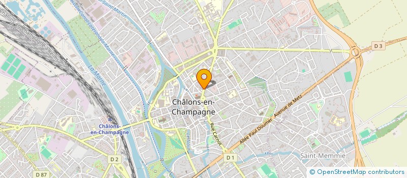 localisation de l'entreprise LA CORDONNERIE CHALONNAISE  CHALONS-EN-CHAMPAGNE