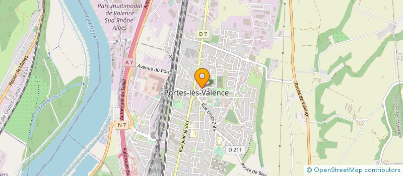 localisation de l'entreprise LA CORDONNERIE D'ANTAN  PORTES LES VALENCE