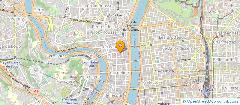 localisation de l'entreprise LA CORDONNERIE DES TERREAUX à LYON