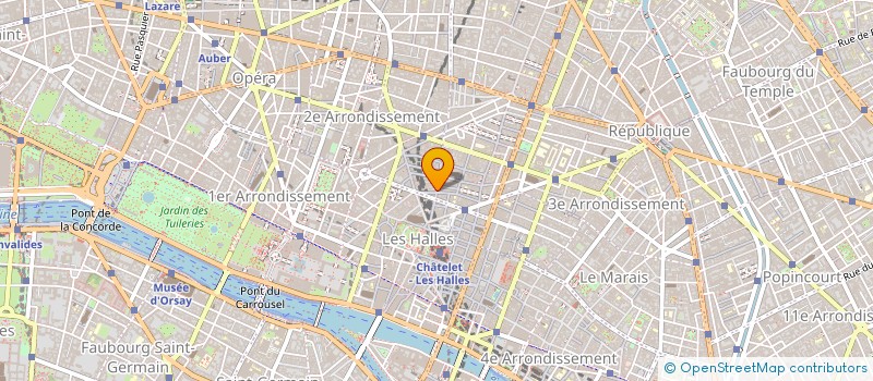 localisation de l'entreprise LA CORDONNERIE MONTORGUEIL à PARIS
