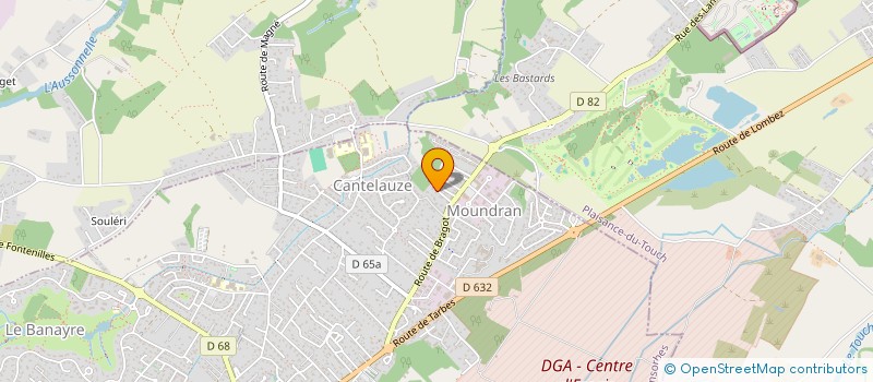 localisation de l'entreprise LA CORDONNERIE TOULOUSAINE  FONSORBES