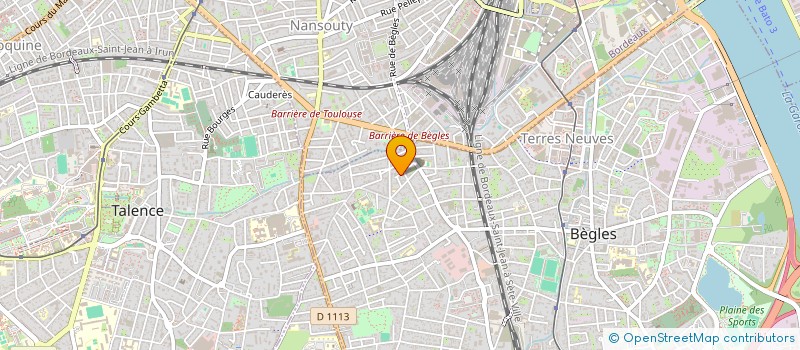 localisation de l'entreprise LA COREAUCODILHE à BEGLES