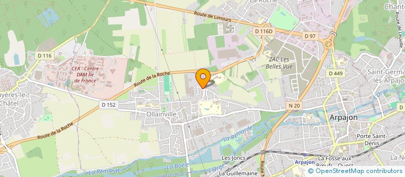 localisation de l'entreprise LA COREE PRES DE CHEZ VOUS  OLLAINVILLE