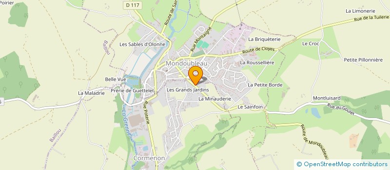 localisation de l'entreprise LA CORMENONAISE  CORMENON