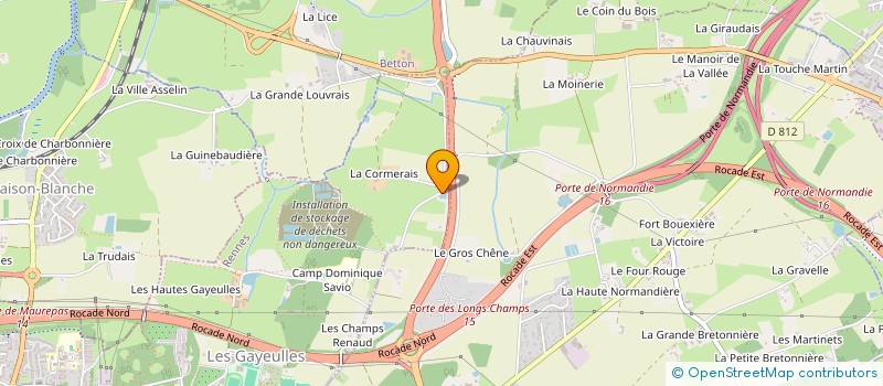 localisation de l'entreprise LA CORMERAIS  RENNES