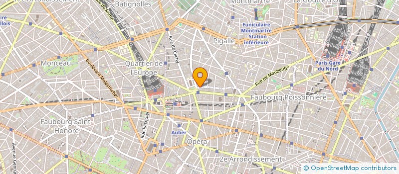 localisation de l'entreprise LA CORNALINE  PARIS