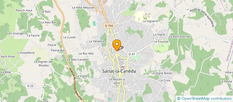 localisation de l'entreprise LA CORNE D ABONDANCE à SARLAT-LA-CANEDA