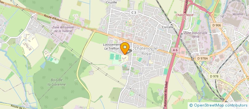 localisation de l'entreprise LA CORNE D'ABONDANCE à CHATENOY-LE-ROYAL