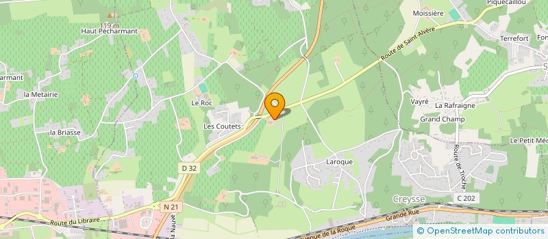 localisation de l'entreprise LA CORNE D'ABONDANCE BERGERACOISE à BERGERAC