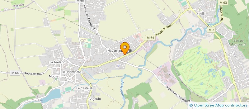 localisation de l'entreprise LA CORNE D'OR à AUSSONNE