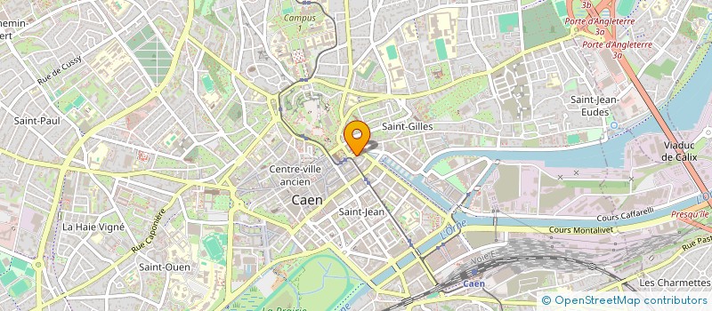 localisation de l'entreprise LA CORNE D'OR à CAEN