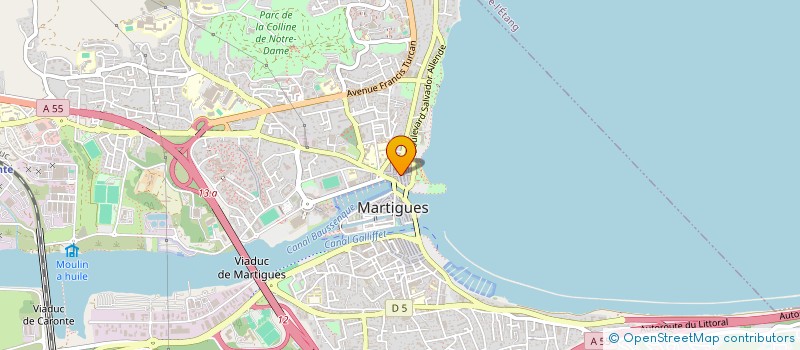 localisation de l'entreprise LA CORNE DE GAZELLE à MARTIGUES