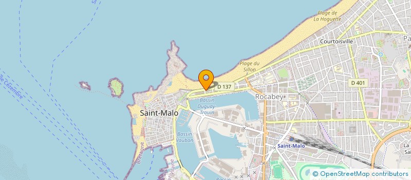 localisation de l'entreprise LA CORNICHE à SAINT-MALO