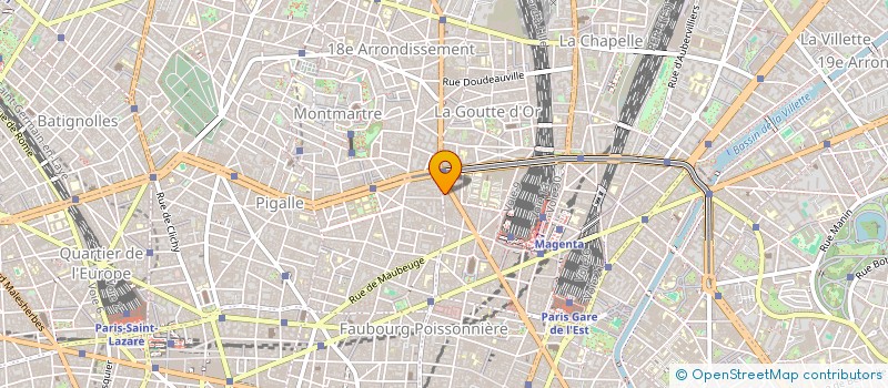 localisation de l'entreprise LA CORNICHE  PARIS