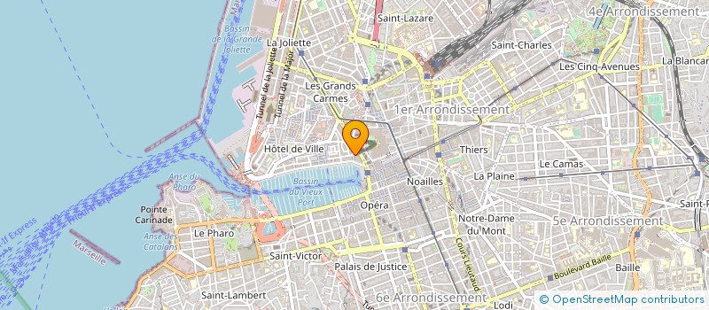 localisation de l'entreprise LA CORNICHE  MARSEILLE
