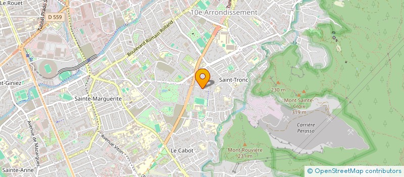 localisation de l'entreprise LA CORNICHE 5 à MARSEILLE