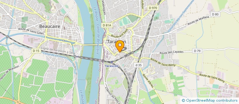 localisation de l'entreprise LA CORNICHE à TARASCON