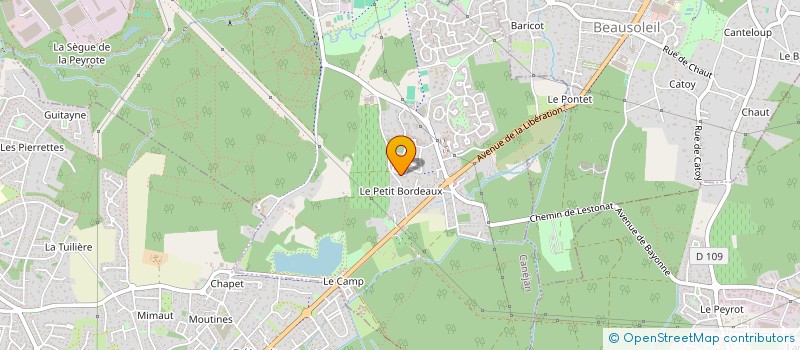 localisation de l'entreprise LA CORNICHE  CANEJAN