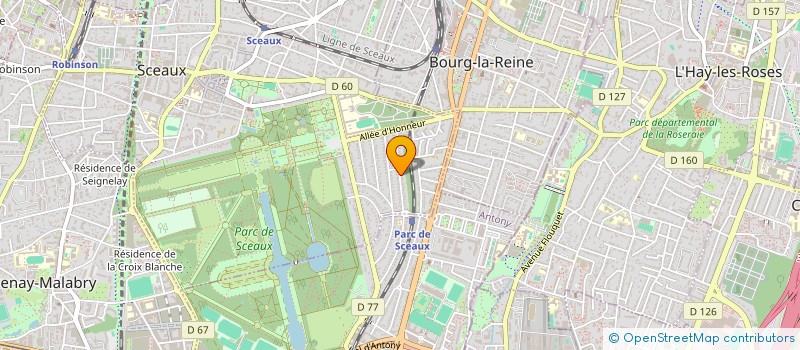 localisation de l'entreprise LA CORNICHE à ANTONY