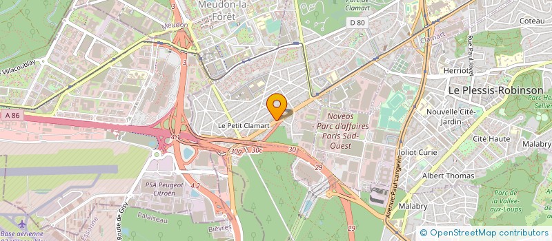 localisation de l'entreprise LA CORNICHE STAFF à CLAMART