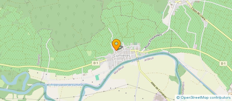 localisation de l'entreprise LA CORNIREDE  CUMIERES